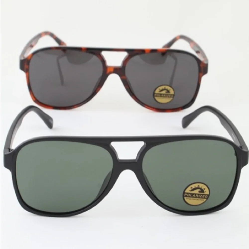 Oversized Aviator Sunglasses - Black